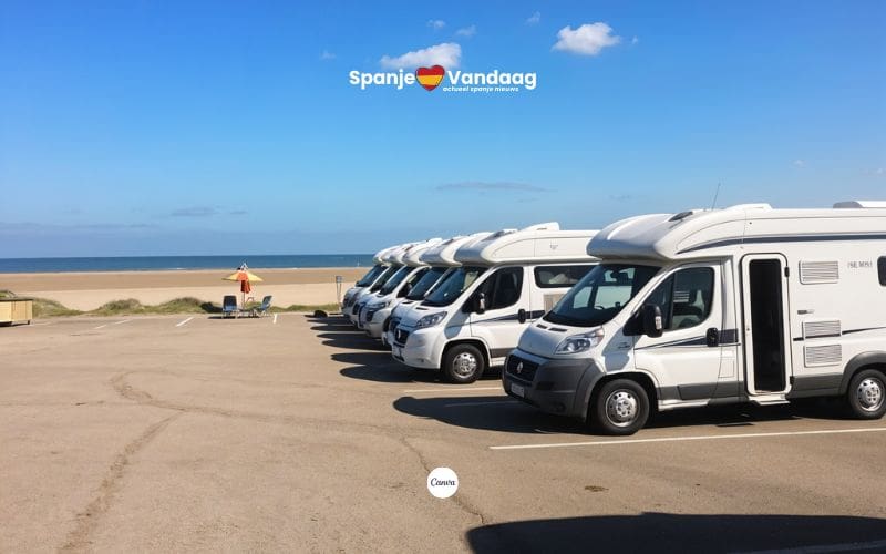 Zomerse drukte met 95.000 toeristen en 32.000 kampeerauto’s in de Valencia regio