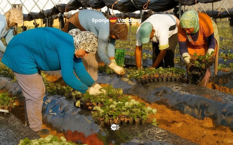 Meer dan 250.000 buitenlanders werken in de Spaanse landbouw