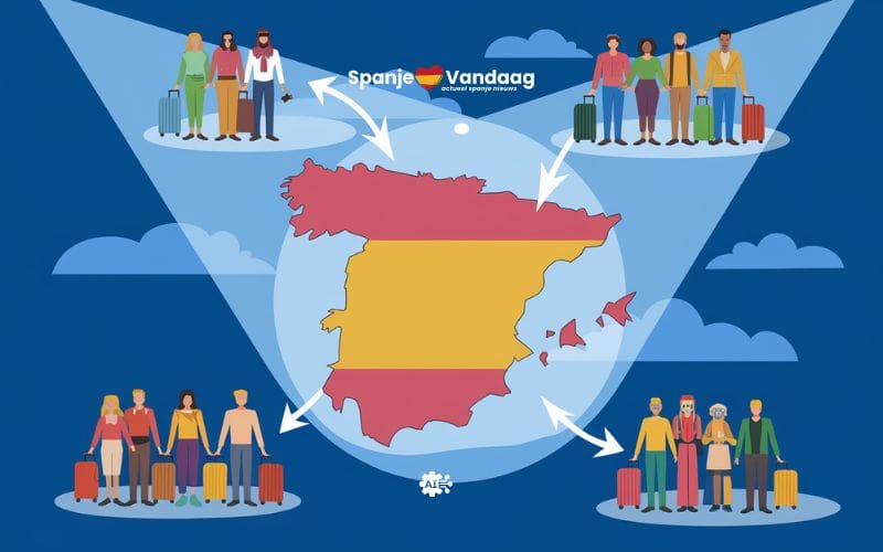 Meer migranten maar minder misdaad in Spanje