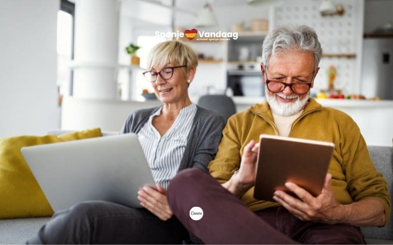 Veel oudere Spanjaarden zijn nog nooit online geweest