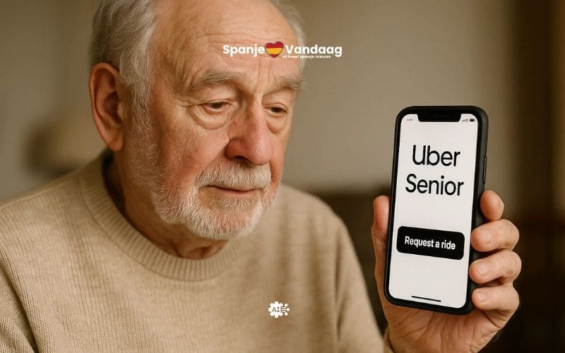 Uber maakt app in Spanje eenvoudiger voor ouderen met ‘Uber Senior’