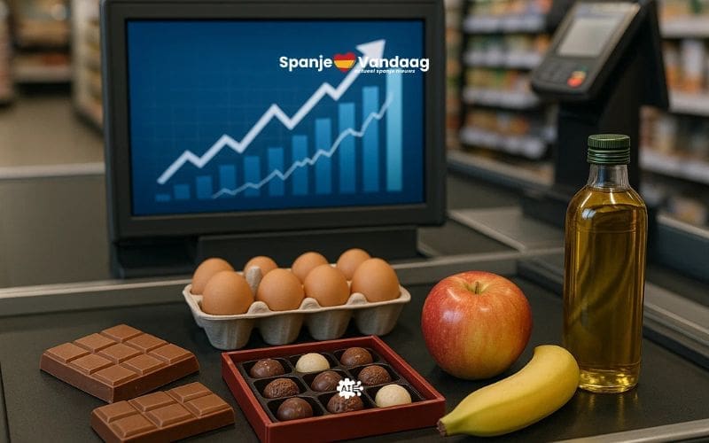 Chocolade, eieren, koffie en fruit flink duurder in Spanje