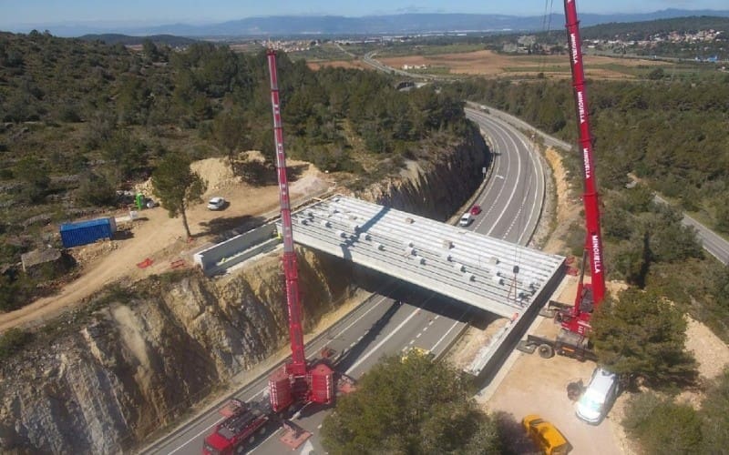 Nieuw ecoduct bij Tarragona helpt dieren veilig oversteken