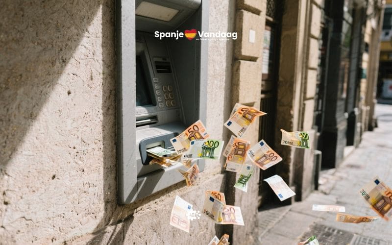 Geldautomaat spuugt 2.000 euro uit in Murcia
