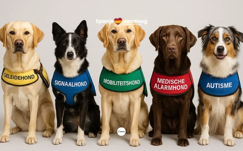 Deze soorten medische hulphonden zijn nu officieel erkend in Spanje