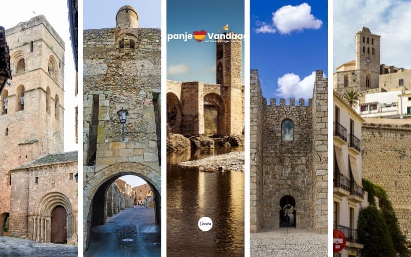 Vijf Spaanse steden en dorpen genomineerd voor best bewaarde ommuurde centrum