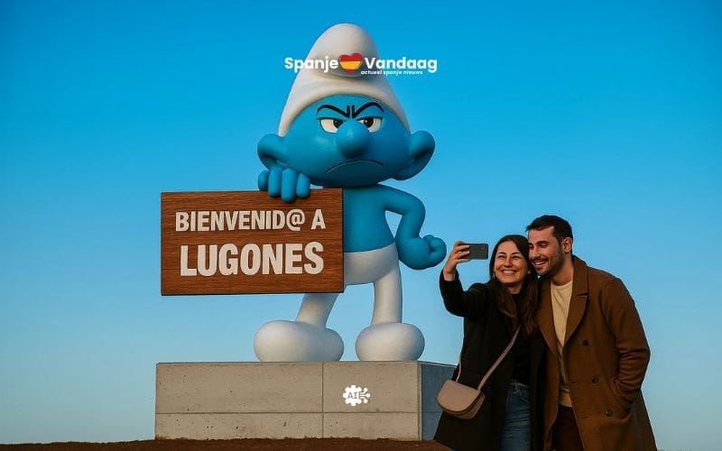 Dorp in Asturië verwikkeld in knorrige Smurfenstrijd