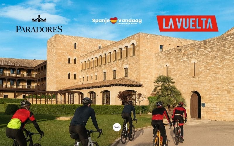 Nieuwe officiële sponsor van La Vuelta-25 en nodigt iedereen uit de Paradores-hotels te bezoeken