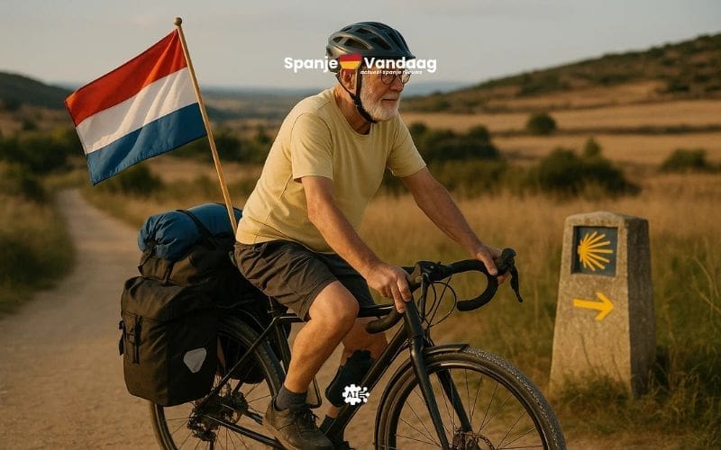 Verdwaalde 68-jarige Nederlandse fietspelgrim bij León gered