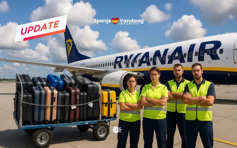 Staking Ryanair grondpersoneel in Spanje begint rustig maar vakbond spreekt van boicot