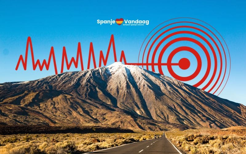 Meer dan 700 mini-aardschokken in enkele uren bij de Teide op Tenerife