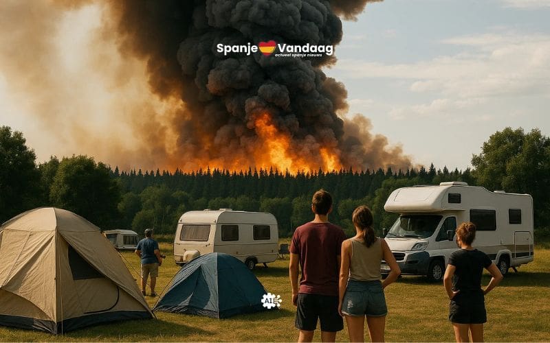 Natuurbranden richten verwoesting aan in Spaans erfgoed en toerismegebieden