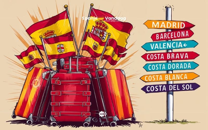 Spanje verbreekt record met bijna 44,5 miljoen buitenlandse toeristen in eerste halfjaar