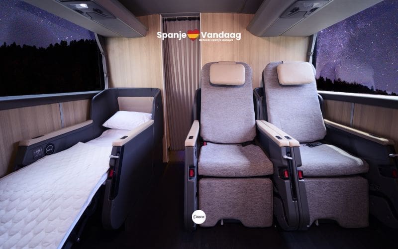 Nachtbussen met bedden als alternatief voor afwezige nachttreinen naar Spanje