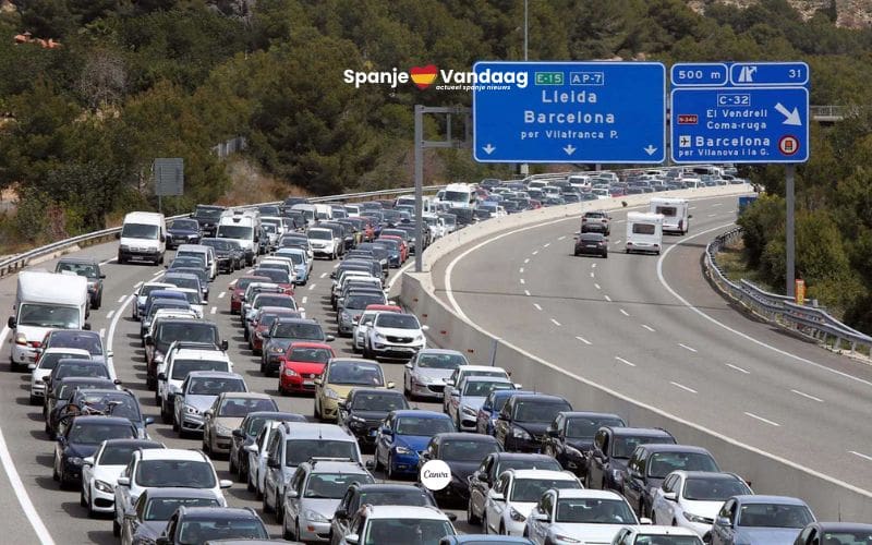 Spanje maakt zich op voor verkeersdrukte met ruim 7 miljoen ritten tijdens lang weekend in augustus