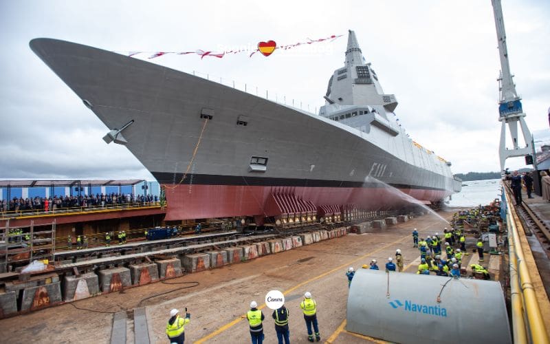 Nieuw fregat F‑111 Bonifaz vol hightech detectiesystemen versterkt Spaanse marine