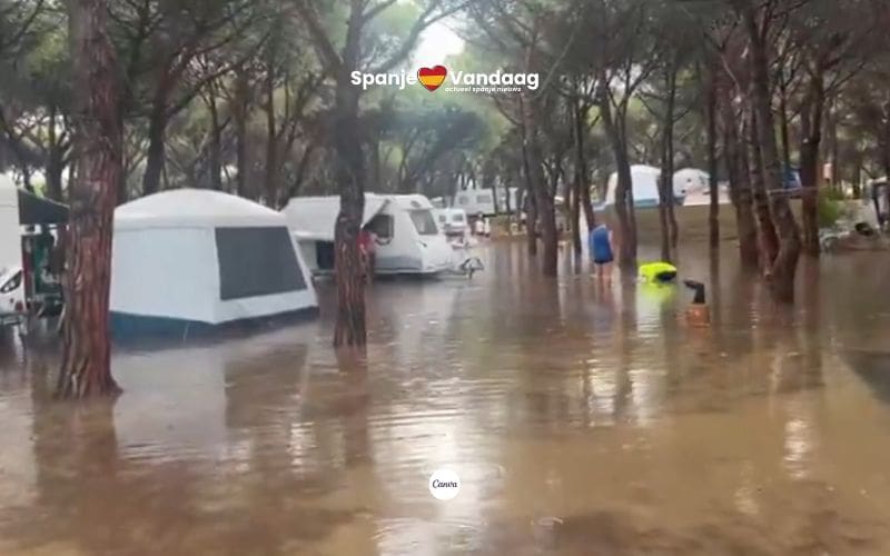 Hevige onweersbuien zetten Costa Brava blank met record hoeveelheden regen