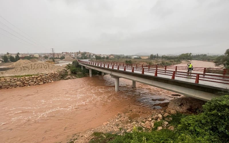 Recordregen in de Ebro-delta met natste dag in drie decennia
