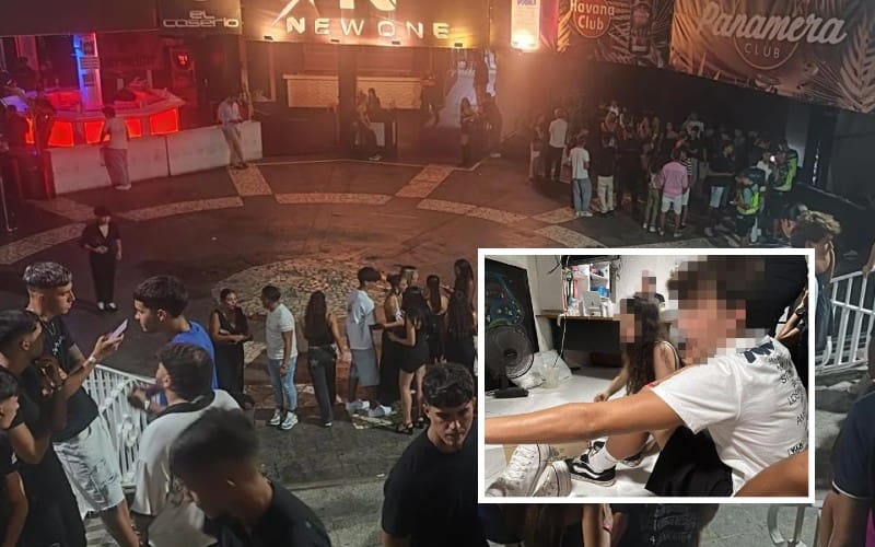 Minderjarigen worden door discotheek personeel opgesloten tijdens politiecontrole op Gran Canaria