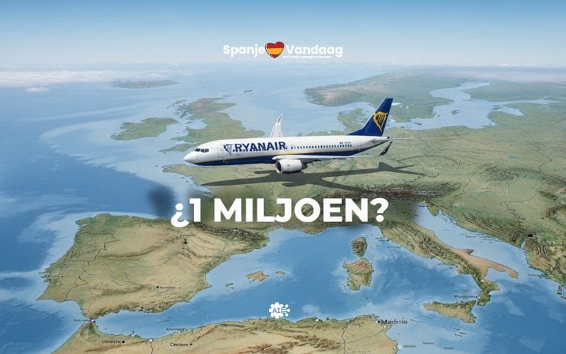 Ryanair wil in de zomer 2026 opnieuw één miljoen stoelen in Spanje schrappen door verhoging luchthavengelden