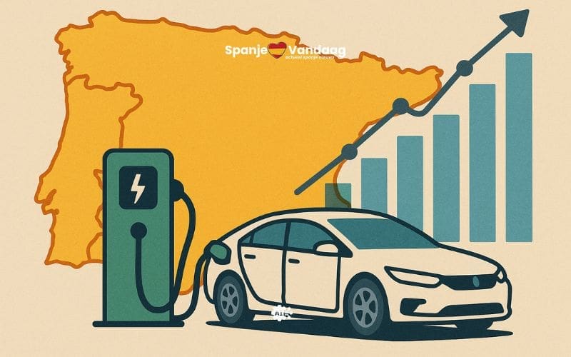 Verkoop elektrische auto’s verdubbelt in Spanje tot 20 procent marktaandeel
