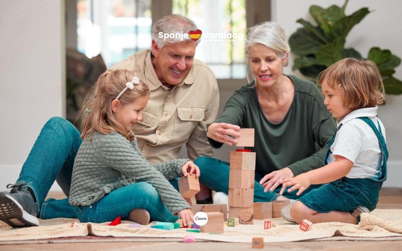 Grootouders in Spanje willen actieve rol bij opvoeding van kleinkinderen