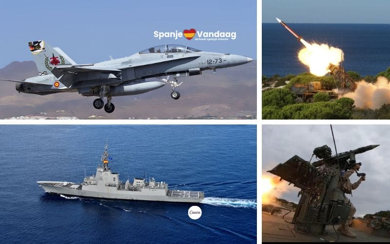 Deelname F18 gevechtsvliegtuigen aan oefening bij Canarische Eilanden tegen dreiging Russische drones