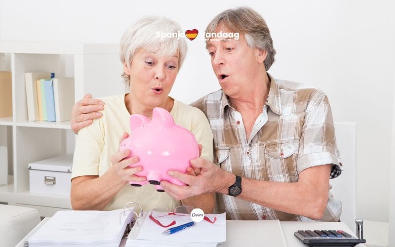 De helft van de Spanjaarden denkt genoeg te sparen voor een prettig pensioen