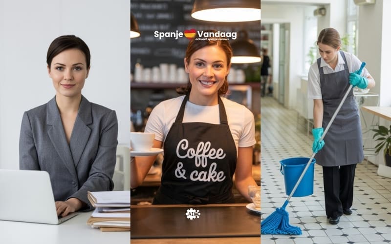 Stijging van “pluriempleo” of het hebben van een of meerdere bijbanen in Spanje