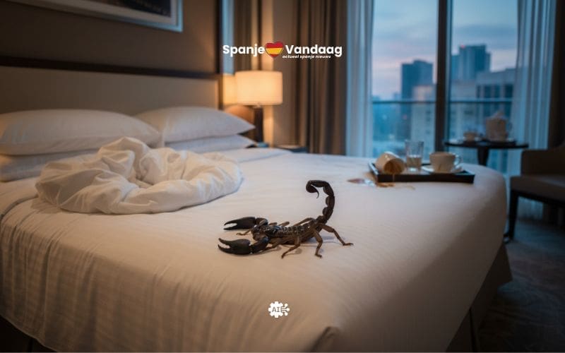 Hotelgast naar ziekenhuis na steek van een schorpioen in kamer nabij Madrid