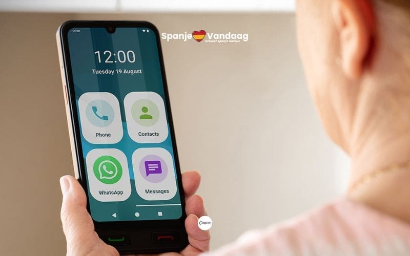 Spaans merk presenteert smartphone voor ouderen met bediening op afstand