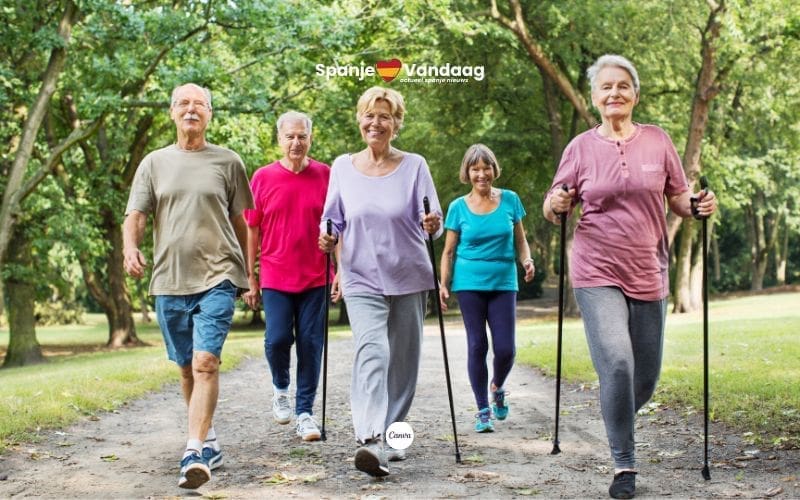 Spaanse 65-plussers zijn de fanatiekste wandelaars
