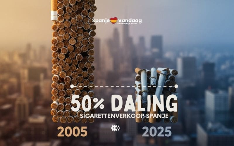 Sigarettenverkoop Spanje de helft gedaald sinds eerste antirookwet in 2005