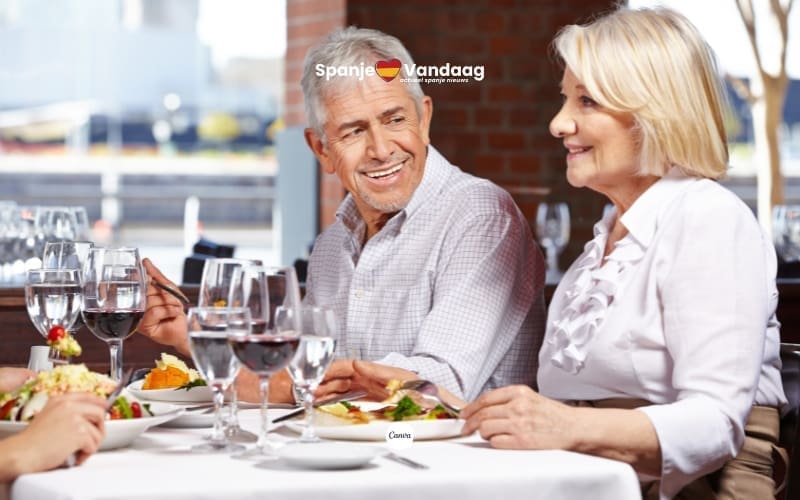 Spanjaarden geven gemiddeld 15 tot 30 euro uit bij een etentje