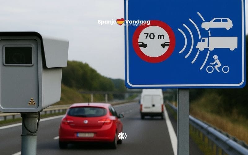 Nieuw verkeersbord in Spanje en 200 euro boete voor bumperkleven