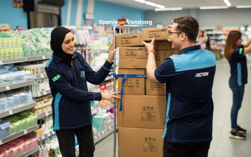 Wat verdient een medewerker bij ACTION in Spanje?