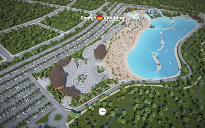 Grootste stedelijke strand van Spanje opent in 2027 vlakbij Madrid