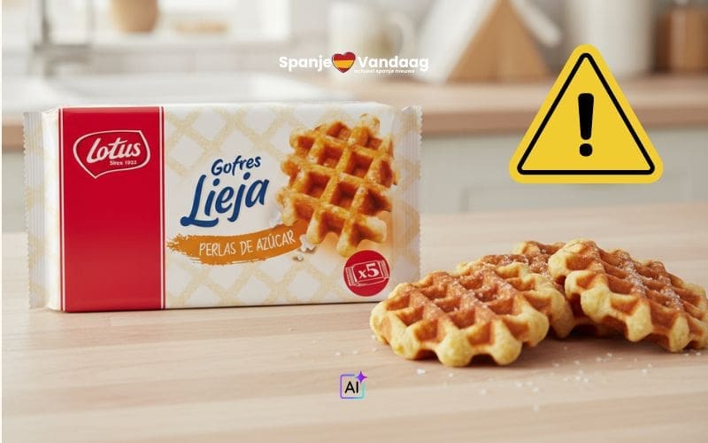 Voedselwaarschuwing voor Belgische wafels in Spanje