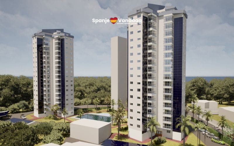 Benidorm krijgt unieke torens met glazen gevels die zelf energie opwekken