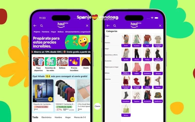 Amazon start in Spanje met Haul, het goedkope alternatief voor Temu