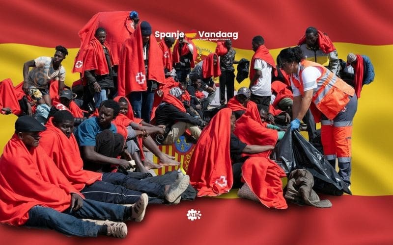 Minder migranten naar Spanje, maar sterke stijging op de Balearen