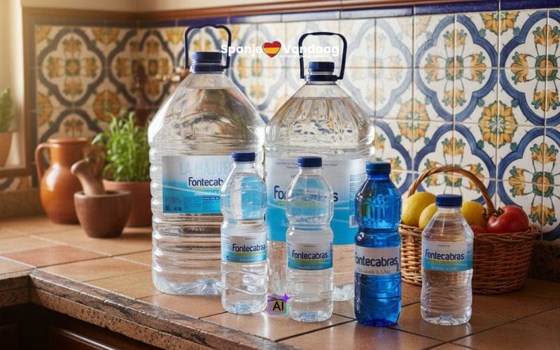 Consumentenorganisatie onthult dat goedkoopste flessenwater in Spanje ook het beste is