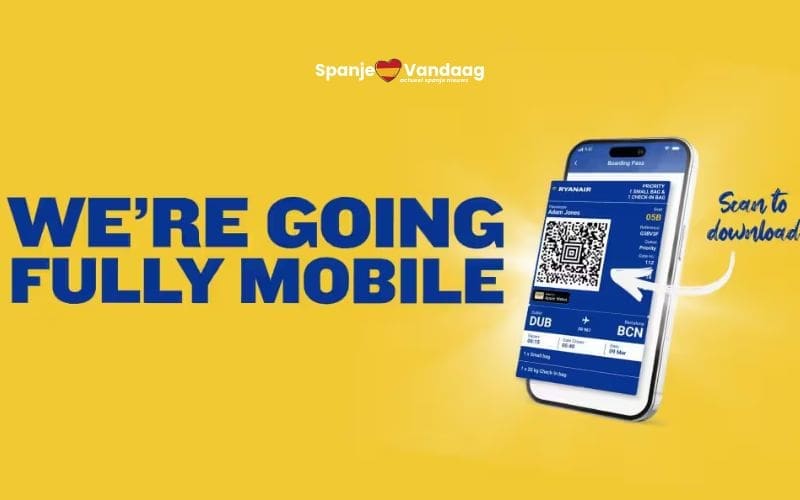 Ryanair stopt vanaf november met papieren instapkaarten