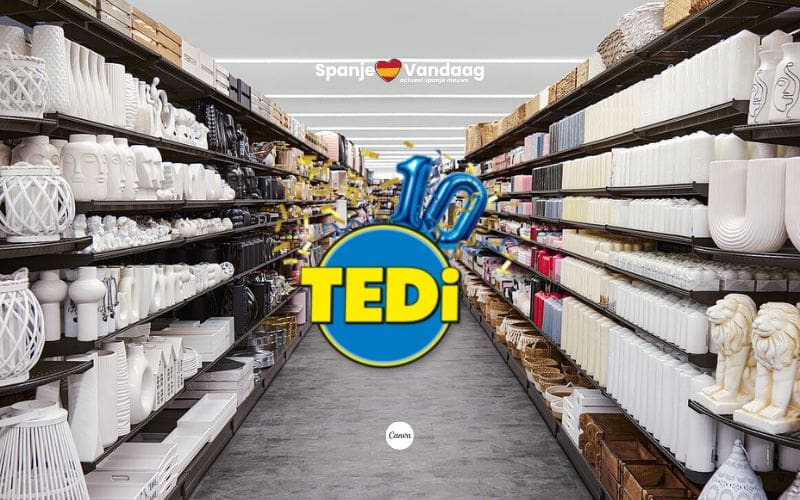 TEDi viert tien jaar in Spanje en wil doorgroeien naar 600 winkels