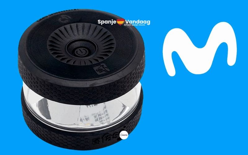 Telecomprovider Movistar biedt slimme V16-noodlamp aan, vanaf 2026 verplicht in Spanje