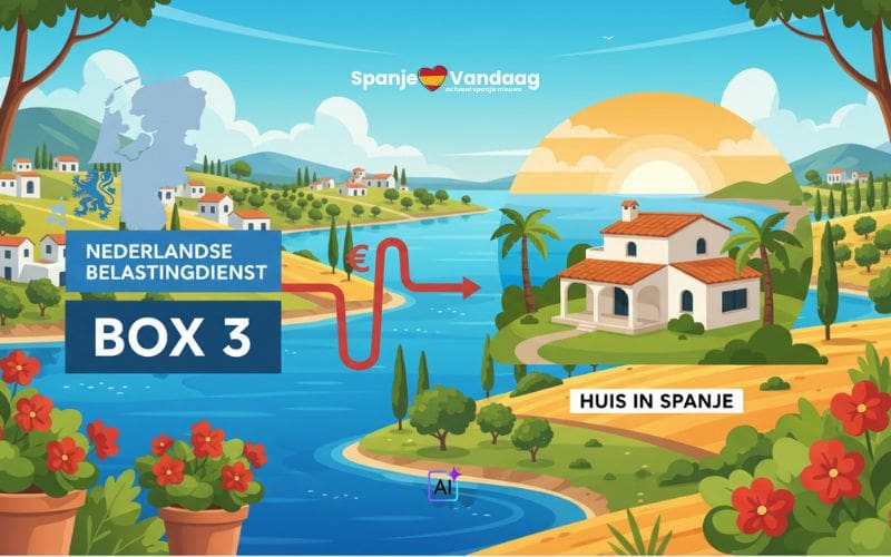 Steeds meer Nederlanders zoeken door Box 3 hun geluk op de Spaanse huizenmarkt