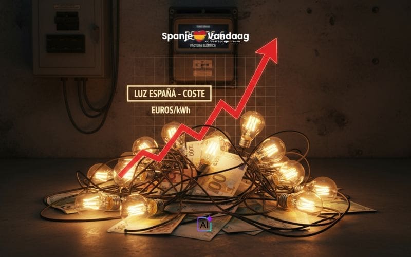Spaanse stroomrekening stijgt dit jaar met bijna 100 euro voor sommige gezinnen
