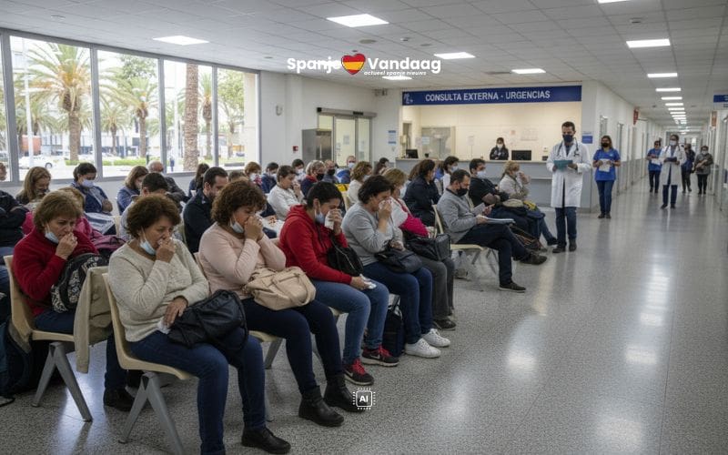 Griep­epidemie treft Noord-Spanje en breidt snel uit naar de rest van het land