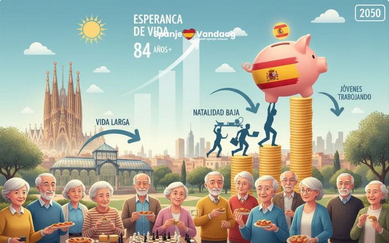 Internationale waarschuwing voor Spanje om pensioenstelsel aan te passen aan de levensverwachting 