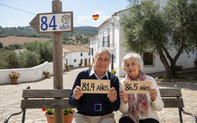 Levensverwachting in Spanje voor het eerst boven 84 jaar